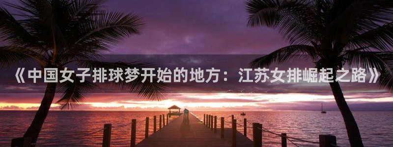 乐球直播app安卓版：《中国女子排球梦开始的地方：江苏女排崛起之路》